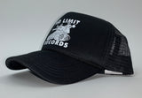 BLACK TRUCKER HAT